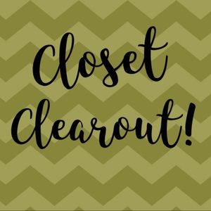 Closet Clearout Sale!